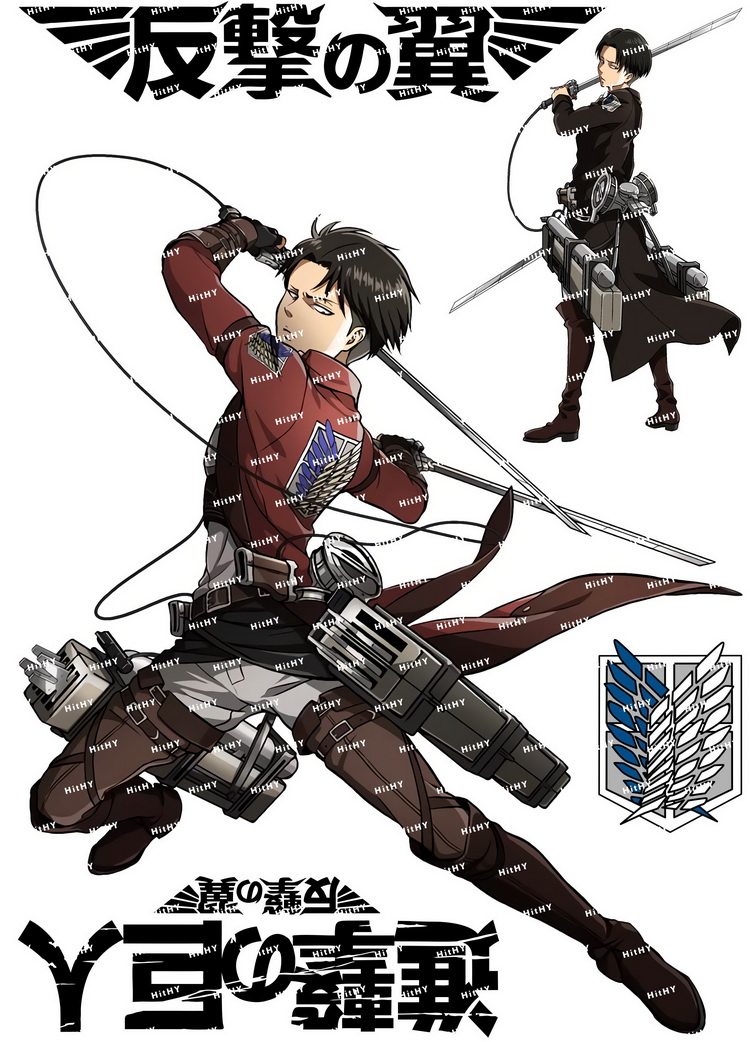 中号f0329-01进击的巨人卡通动漫笔记本电脑旅行拉杆箱防水贴纸