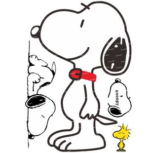 中号F0003-04史路比snoopy卡通笔记本电脑手机结它旅行拉杆箱贴纸