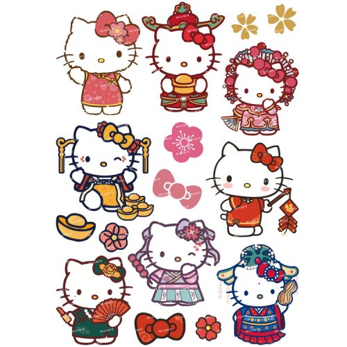 HELLOKITTY贴纸可爱动漫电脑萌