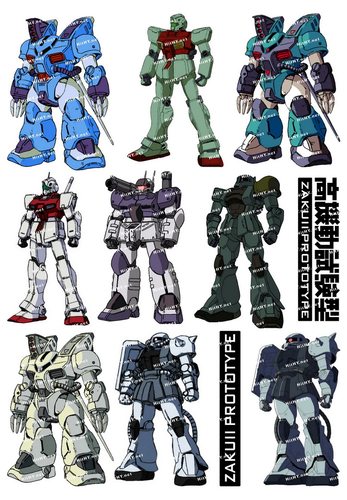 大号F0282-16高达GUNDAM卡通动漫笔记本电脑手机旅行拉杆箱贴纸
