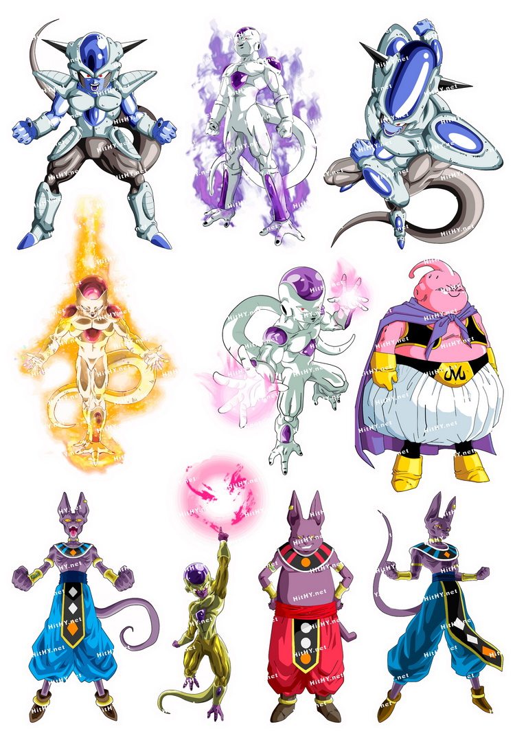 小号f0080-49龙珠超dragon ball卡通动漫笔记本旅行拉杆箱贴纸