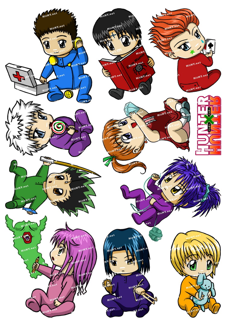 小号F0137-02全职猎人HUNTERxHUNTER-卡通动漫笔记本旅行箱贴纸