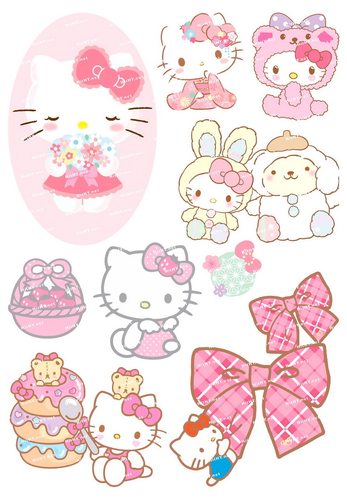 HELLOKITTY三丽鸥贴纸可爱动漫