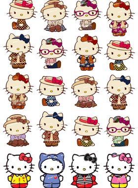 超大尺寸HELLOKITTY三丽鸥贴纸
