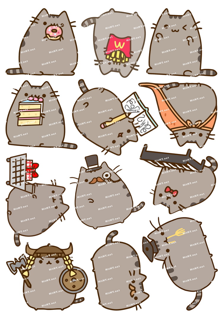 小号01pusheen小猫咪可爱