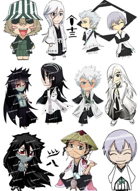 小号F0101-07死神-卡通动漫 笔记本电脑手机死飞汽车旅行箱贴纸