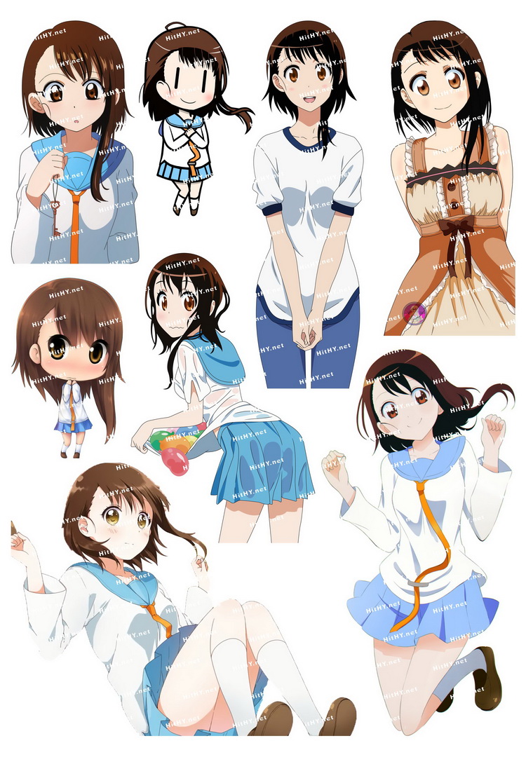 伪恋小野动漫笔记本电脑旅行贴纸