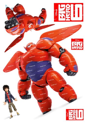 中号F0024-04大白超能陆战队Big Hero6卡通动漫迪士尼旅行箱贴纸
