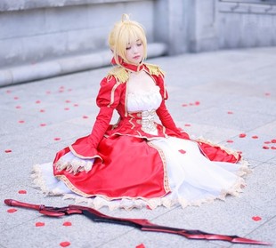 北极cosplay服装出租 saber尼禄cos服 红战暴君cos服全套 现货