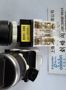 旋钮开关 黑色防水二位旋钮 LA32-11FSX-23DB-1 上海天沪电器厂