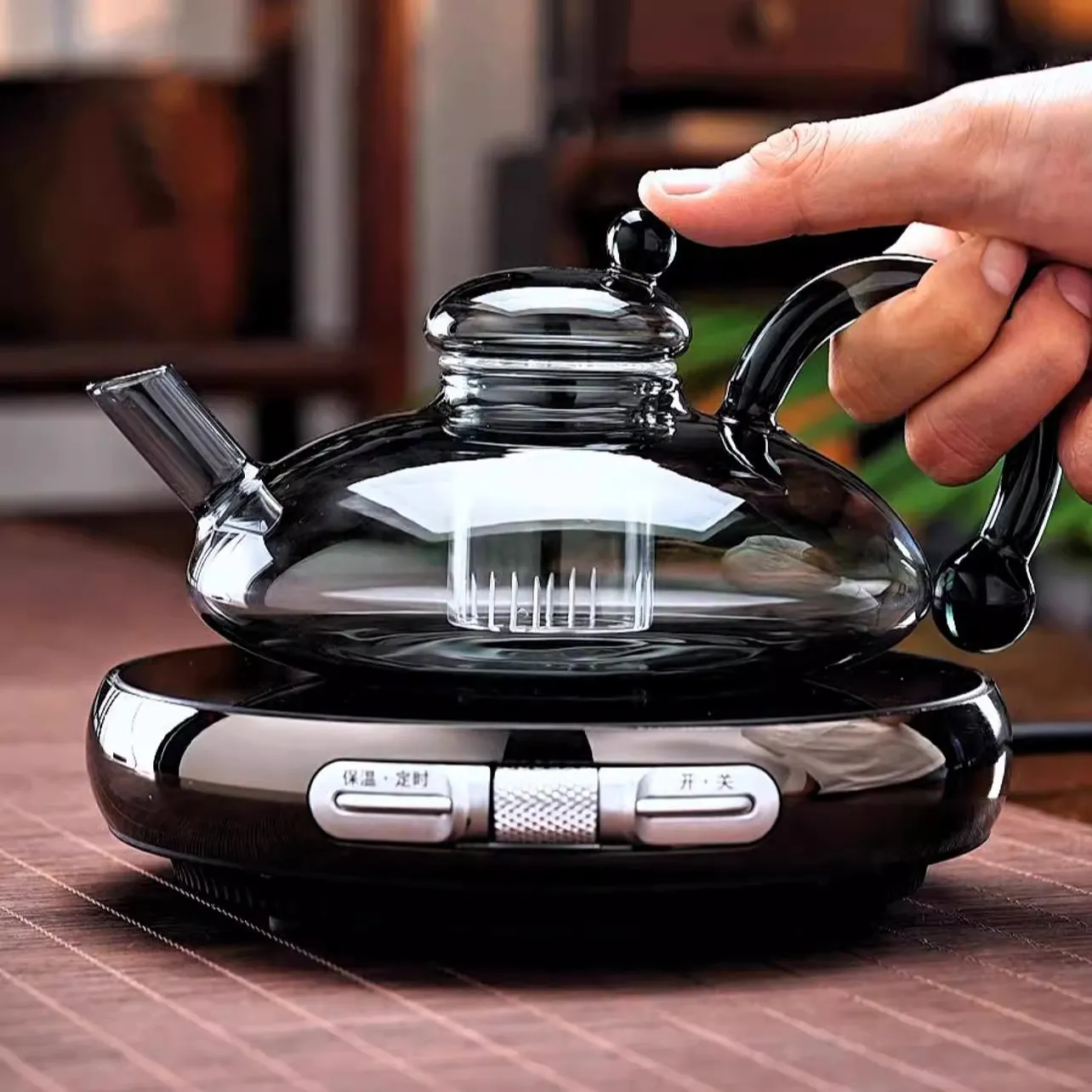 泡茶壶耐热玻璃壶新款煮茶器家用茶水分离壶电陶炉烧水壶轻奢茶具,餐饮具,茶壶,淘宝优惠券,粉丝福利购,淘宝优惠卷