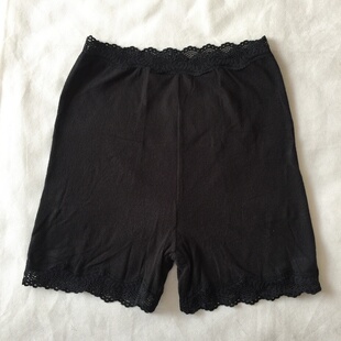 康妮雅纯色高腰平角收腹春秋季打底安全裤防走光女内裤730B2209