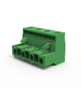 LC1-7.5/7.62 Elinker 大间距插拔式PCB端子排 绿色插头 CEUL认证