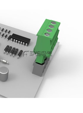 LC2B-5.0/5.08 Elinker 垂直侧面进线对插式PCB端子 5.08绿色插头