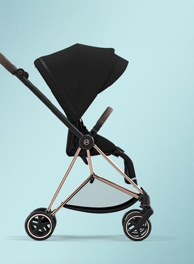 Cybex婴儿车mios3可坐躺双向高景观伞车婴儿推车轻便折叠铂金线