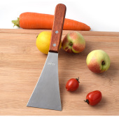 不锈钢料理铲刀 果子手抓饼工具 披萨平铲木柄牛排扒铲煎铲煎饼铲