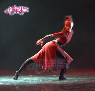 花木兰表演服 红果果舞蹈演出服饰艺考独舞木兰速写舞蹈服装