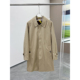 潮流卡其色中长款 高端潮牌欧货2025春秋新款 欧洲站时尚 风衣外套男