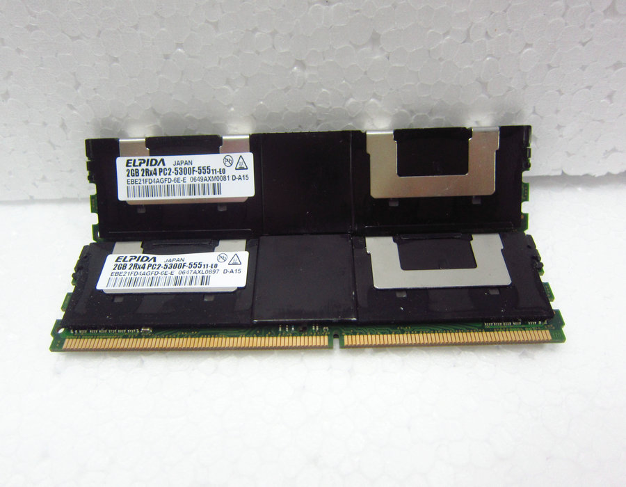 ¶û±Ø´ï Elpida 2R*4 PC2-5300F DDR2 667 FBDIMM 2G ·þÎñÆ÷ÄÚ´æ