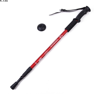 Outdoor hiking cane, extendable and non slip cane户外登山杖