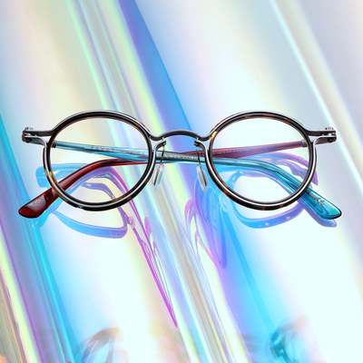 全球限量50支鸳鸯镜腿眼镜架