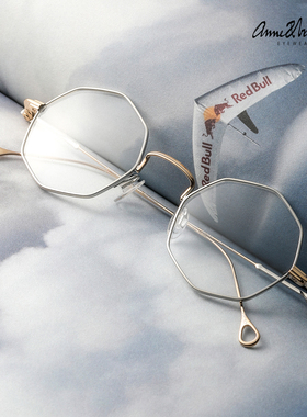 ANNE & VALENTIN 法国设计师 八角超轻金属男女手工眼镜框 blaise