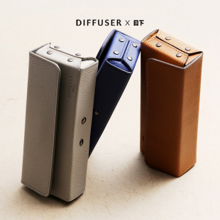 SG1185 Diffuser 眼镜保护盒 新款 方型皮具 日本手工真皮眼镜盒
