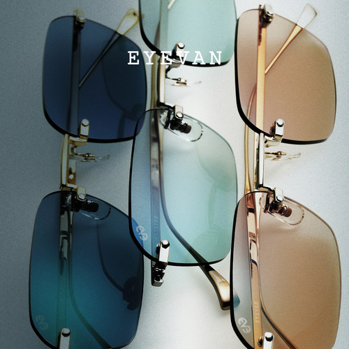 EYEVAN金属无框墨镜GRAIN