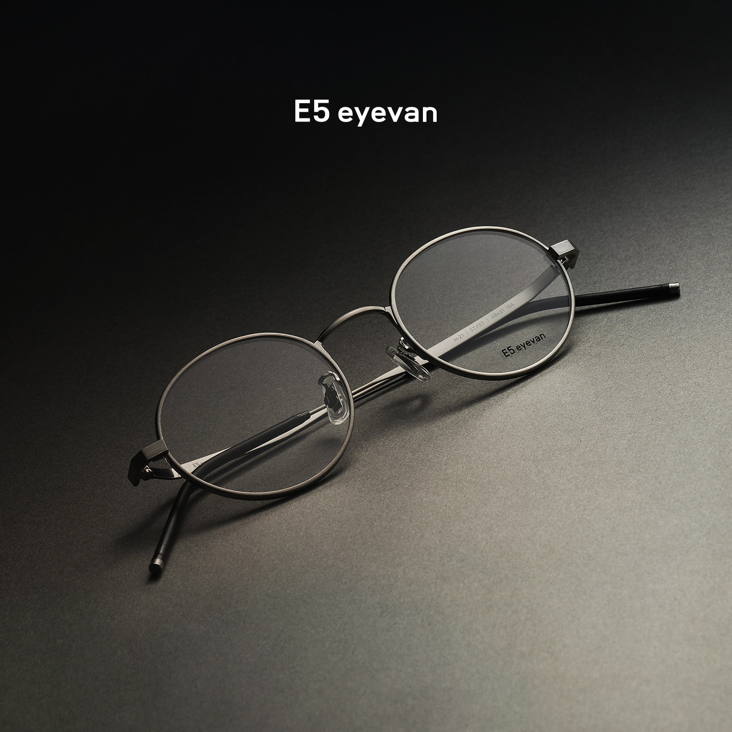 Eyevan E5日本手工眼镜架 M21圆形超轻金属框架 目下实体店