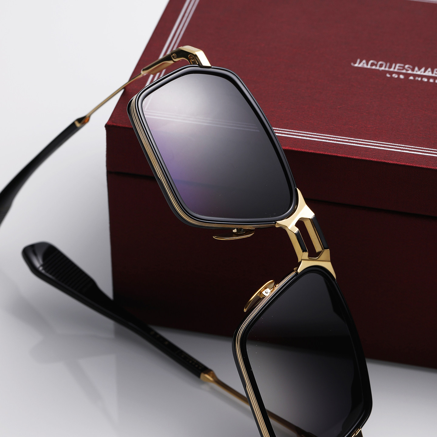 JACQUES MARIE MAGE全球限量版飞行员双梁方框近视眼镜架墨镜GTR