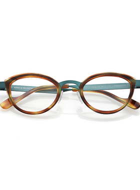 ANNE & VALENTIN 法国设计师手工男女眼镜架 流行猫眼 FOSSETTE