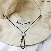 成人款 带弹力uv渔夫帽防晒帽专用固定帽绳太阳帽带 卡通防风绳长款