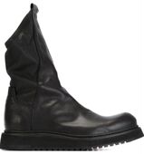 潮流复古休闲真皮男鞋 马丁靴男秋冬季 加绒英伦中帮潮靴韩版 中筒靴