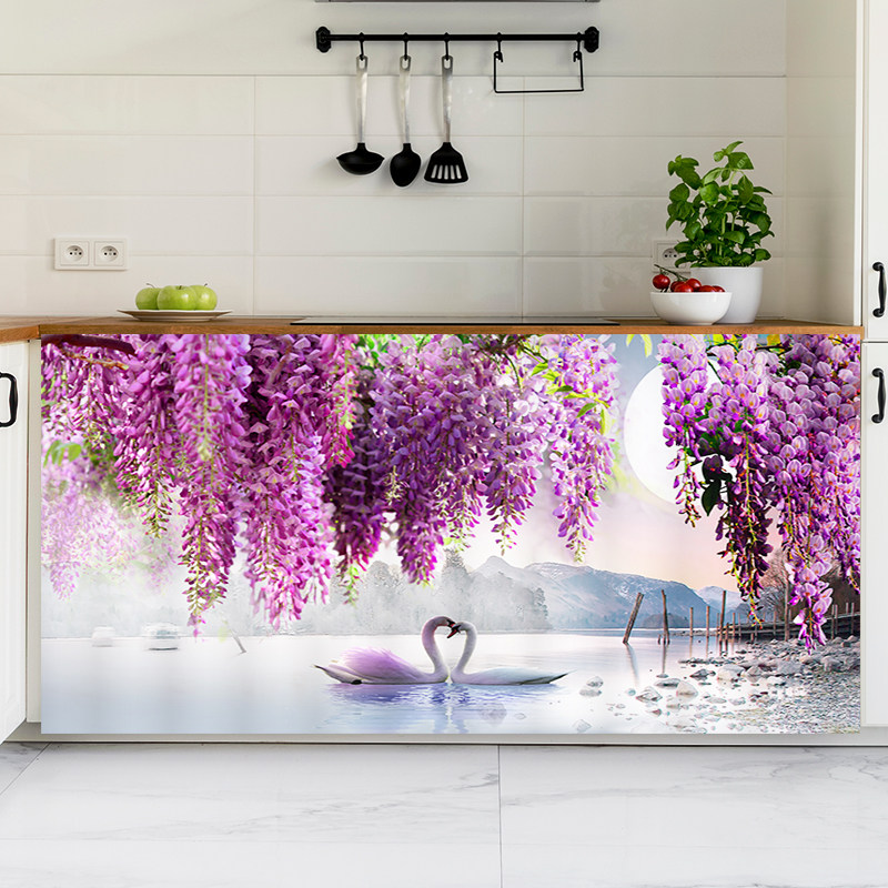 魔术贴门帘布艺橱柜遮挡帘橱柜帘厨房遮挡帘免打孔柜帘遮丑防尘帘,居家布艺,门帘,淘宝优惠券,粉丝福利购,淘宝优惠卷