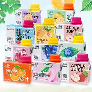 碧林小果汁100ml浓缩蓝莓杨梅石榴菠萝橙汁航空品质混合儿童饮料