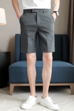 夏款修身5分裤西裤休闲短裤浅灰K2201-P50北辰风（88元），男装牛仔裤，电商A159