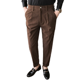 秋冬韩版灯芯绒男裤青年休闲裤咖啡K8001-P55（88），男装休闲裤，电商A159