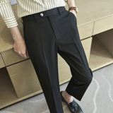 春夏小直筒西裤9分裤男青年简约休闲ZK533-P65浅灰（98），男装西裤，电商A159