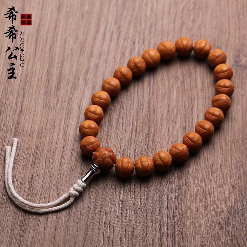 天然猴头核桃雕刻小凤眼