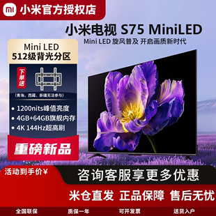 LED高阶分区144Hz超高刷青山护眼 小米电视S Mini 2024新品