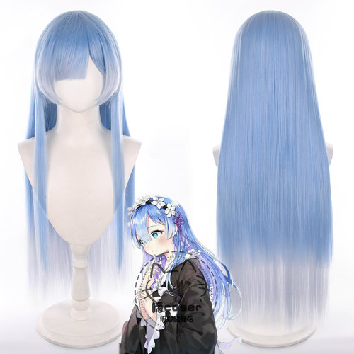 嗨coser 从零开始的异世界生活 蕾姆cos假发 渐变色长发玫瑰网