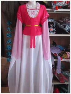 翠云丫头衣五女拜寿 古装越剧小旦花旦丫环戏服 黄梅戏戏剧写真