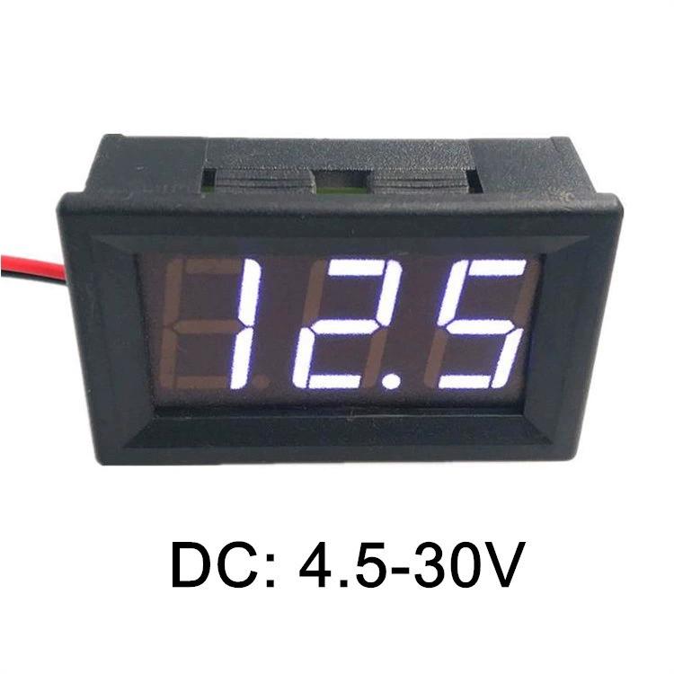 两线直流电压表白光DC4.5-30V