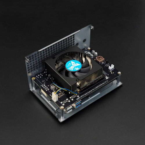 LattePanda Mu MXM GPU 载板套件 | 本地 AI 与六通道 4K 显示