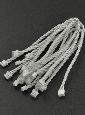 DFRobot Boson两头PH2.0-3P/4p白色硅胶绞线 长10/20cm(10根)