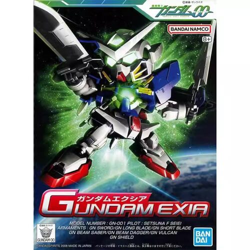 万代拼装模型 SD BB 313 Q版00 Gundam Exia 能天使高达