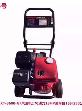 洗特牌3600-GF汽油机170动力13HP洗车机18升250公斤压力1225号66K