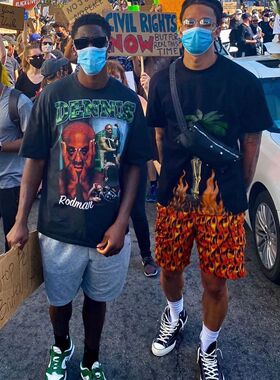 Asap Rocky Dennis Rodman Hiphop Vintage Tee 丹尼斯罗德曼T恤