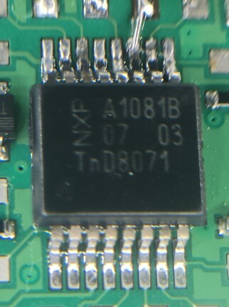 A1081B TJA1081 汽车仪表电脑板接口通信通讯芯片 16脚