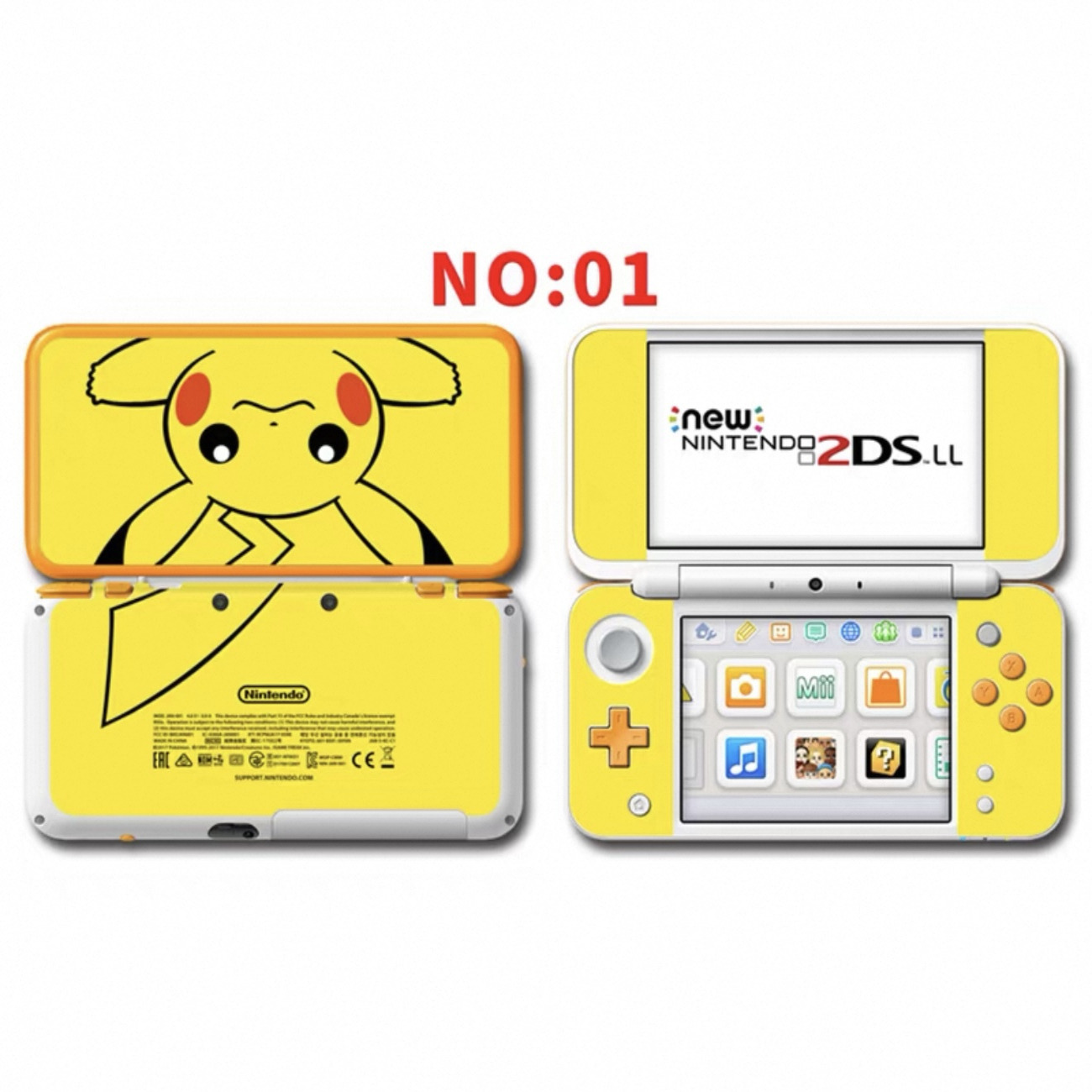 NEW2DSLL 贴纸皮卡丘